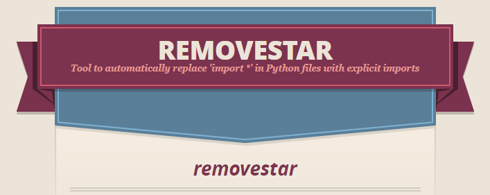 removestar page header